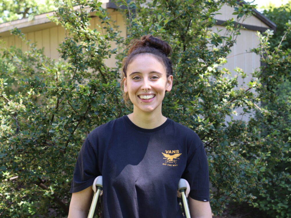 An outdoor portrait of Margaret Gibson